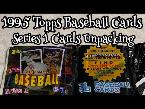 1995 Topps Baseball Cards Rat Pack Unpacking