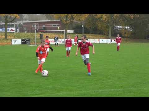Tweede helft Oranje-Wit JO11-1 - DOVO JO11-3