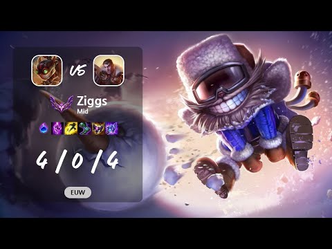 Ziggs Mid vs Jayce - EUW Master Patch 13.10