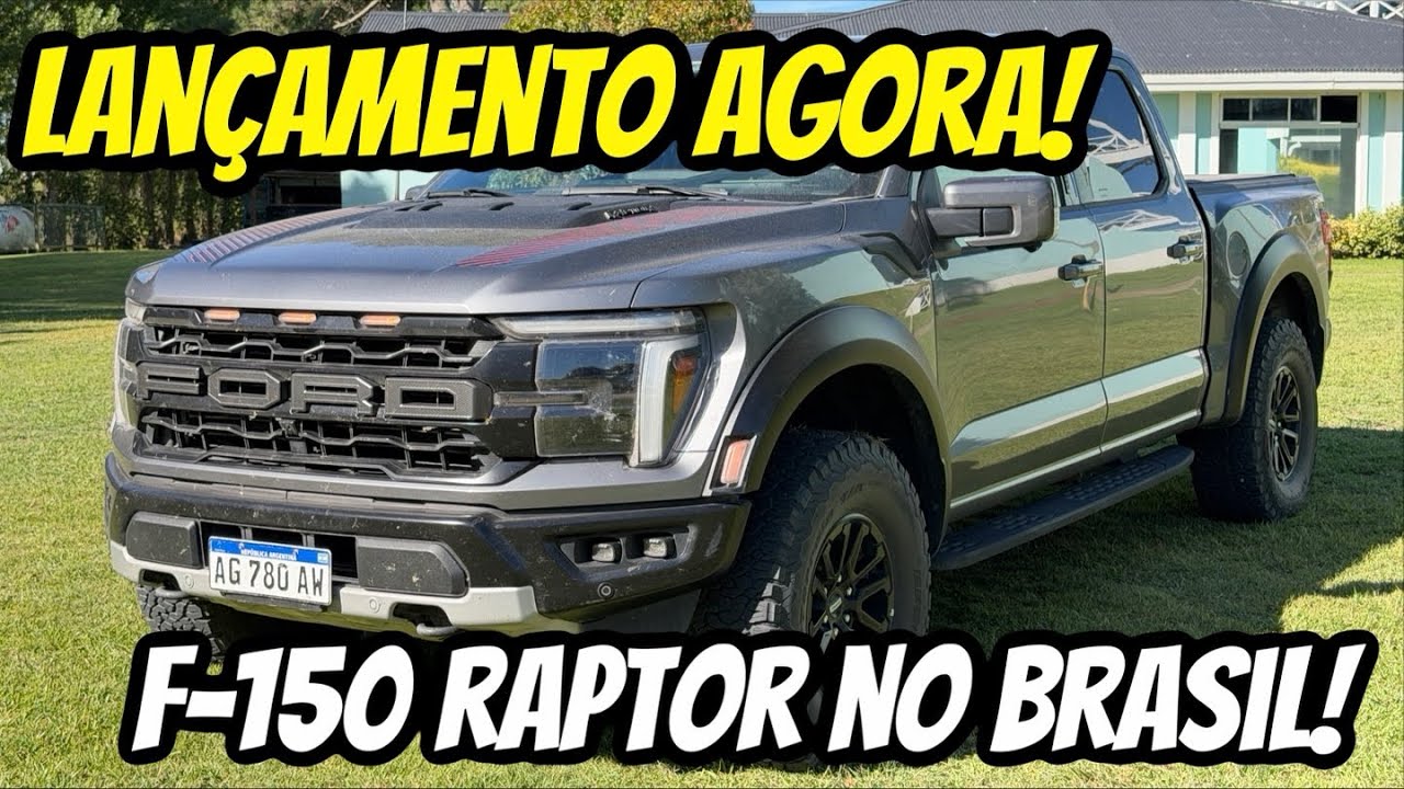 NOVA FORD F 150 RAPTOR - LANÇAMENTO NO BRASIL! PREÇOS E EQUIPAMENTOS