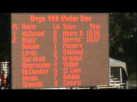 Prelims - Boys 100m (Dylan)