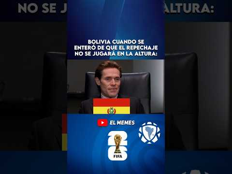 The issue got complicated 💀 #bolivia #venezuela #qualifiers #elmemes #memes #humor #football #wor...