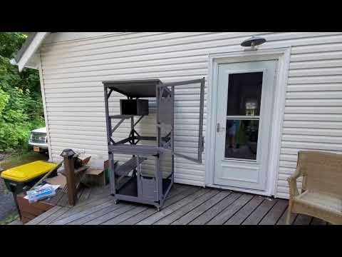 Aivituvin Catio (Outdoor Cat Enclosure House) Assembly Review