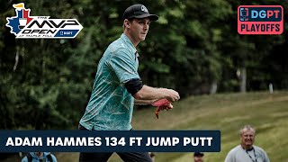 Adam Hammes hits one of the longest putts of his career | MVP Open at Maple Hill