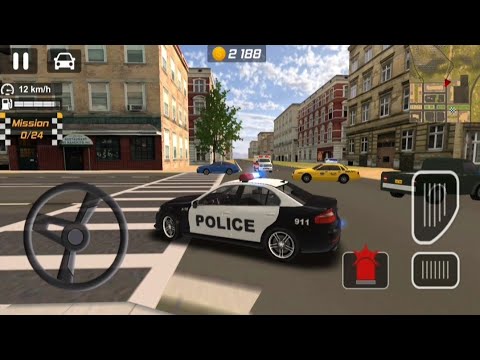 Police Car Driving Simulator 3D -Police Car Mercedes S63 Pursuit Chase - Android gameplay