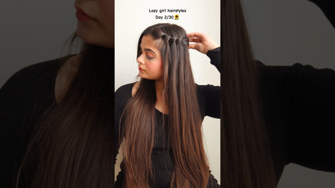 Cute Lazy Girl Hairstyles : दिखना चाहते हैं स्टाइलिश तो अपनाएं यह इजी हेयर स्टाइल