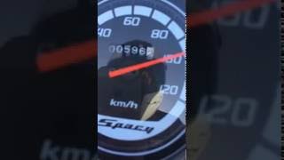 Honda spacy 110 top speed