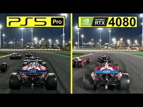 F1 25 PS5 Pro vs PC RTX 4080 4K Ultra Path Tracing Graphics Comparison #eapartner