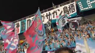 トーレス引退試合！練習時の鳥栖応援映像(ピッチ側目線)その2