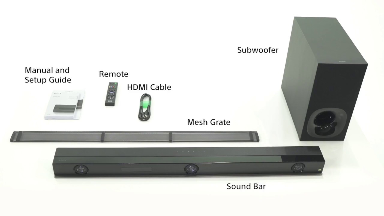 Sony 3.1ch Dolby Atmos / Soundbar | HTZ9F