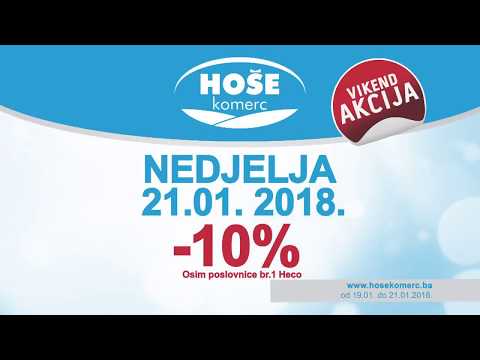 Hoše komerc vikend akcija od 19.-21.01.2018.
