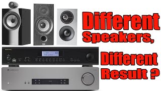 Cambridge Audio CXA61 vs Rotel A12 with Speakers - Definitive D7, ELAC Debut 2.0 B6.2, B&W 705 S2