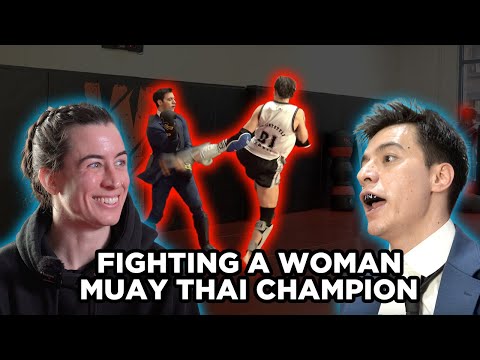 I sparred a woman muay thai champion - Man on the Mat