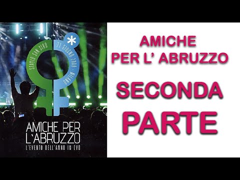 AMICHE PER L' ABRUZZO SECONDA PARTE CONCERTO SAN SIRO anno 2009