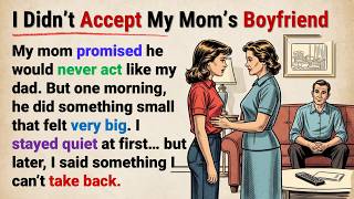 My Mom's Boyfriend Tried to Act Like My Dad… I Said No 🔥Learn English With Story || Graded Reader📚