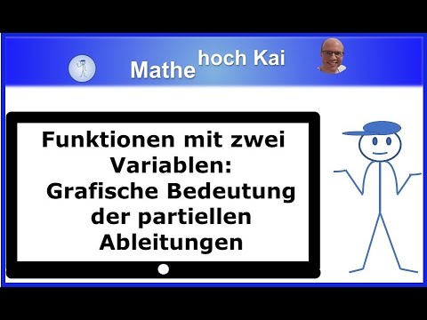 Funktionen mit zwei Variablen: Grafische Bedeutung der partiellen Ableitung