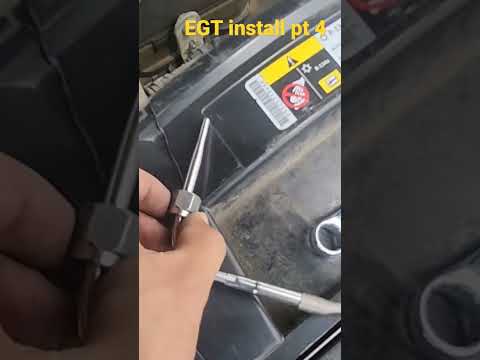 EGT install pt 4 #cummins #install #diesel #ram #mechanic #crewcab #glowshift #longbed #guage