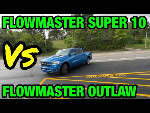RAM 1500 5.7L HEMI V8: FLOWMASTER SUPER 10 Vs FLOWMASTER OUTLAW!