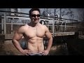 Junior bodybuilder Tomas Horak - Outdoor posing, part 4