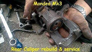 Mondeo Mk3 REAR Caliper Rebuild and Service