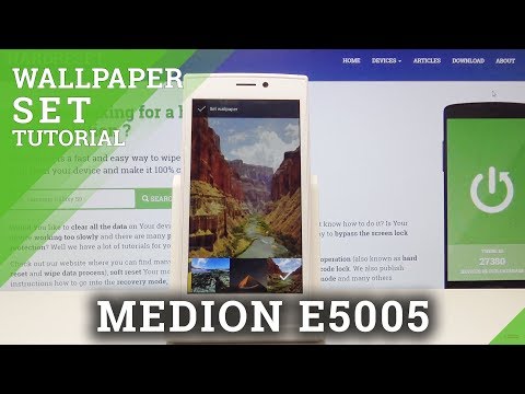 How to Change Wallpaper in MEDION E5005 - Refresh Display