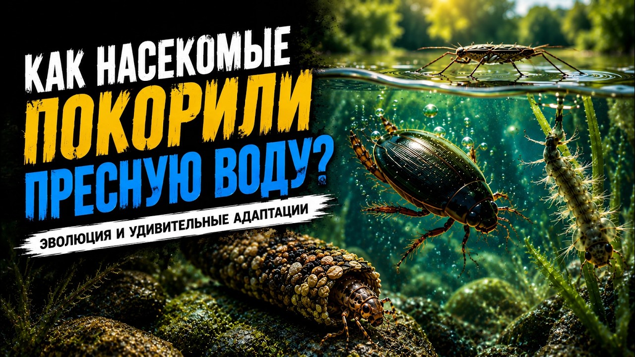 Как насекомые пресные воды осваивали | Илья Удалов