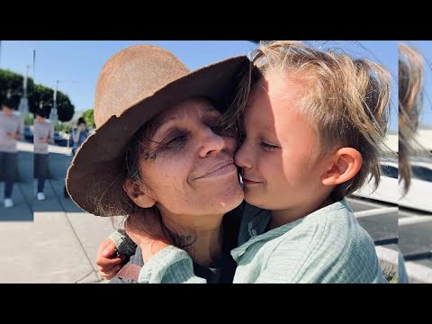"Blessing in so Many Ways," says Linda Perry, citing her 9-year-old son Rhodes as the reason she...