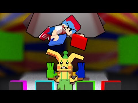 FNF | VS Bunzo Bunny but SWAPPED (Minecraft Animation) FNF Musical Memory