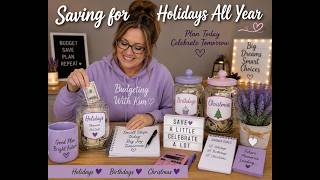 Saving for Holidays, Birthdays and Christmas || Saving for the Future on a Single Income