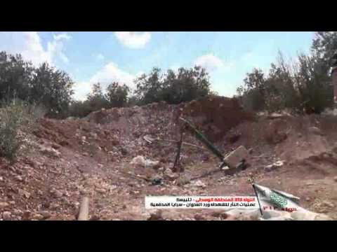 استهداف مقرات النظام بقذائف الهاون من قبل لواء 313 جند بدر في تلبيسة في ريف حمص