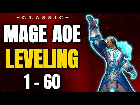 WoW Classic Mage Aoe leveling Guide 1-60