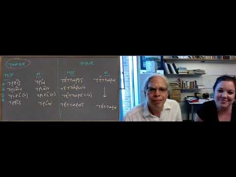 Learn Ancient Greek | 104. Unit 17: Numbers 1–4