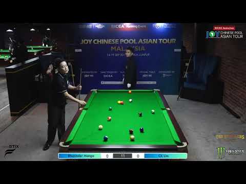 Bhupinder Monga VS CK Lim - L16 - 2019 Joy Chinese Pool Asian Tour Malaysia