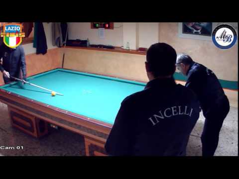 Incelli vs Romano 2 Cat - 3ªProva Camp.Regionale - CSB Martino's Billiards(LT) 1/2Apr2017
