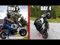 I Learned How To WHEELIE in 4 Days