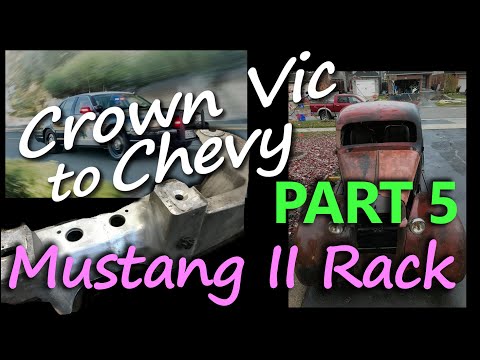 Narrowed Crown Vic and Mustang II Steering Rack For My 1936 Chevy Coupe