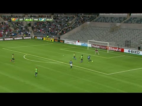 Kadaweres jätteryck resulterade sånär i ett mål i Dif-debuten - TV4 Sport