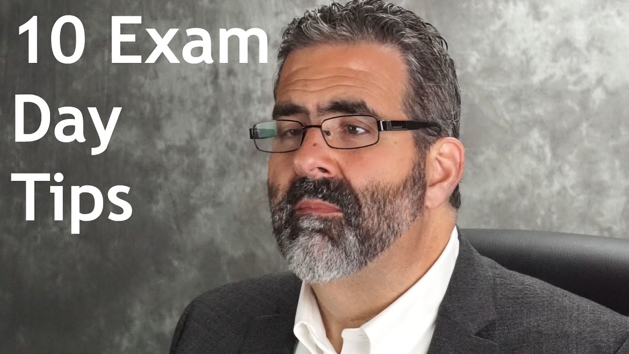 10 Exam Day Tips