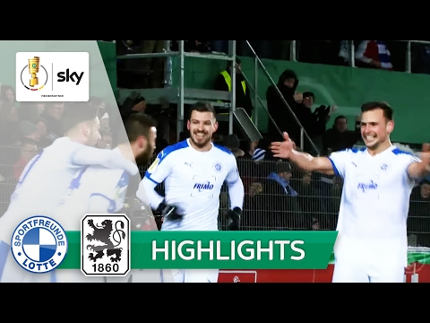 Sportfreunde Lotte - TSV 1860 München 2:0 | Highlights DFB-Pokal 2016/17 - Achtelfinale