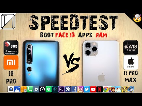 Xiaomi Mi 10 Pro vs iPhone 11 Pro Max Speed Test