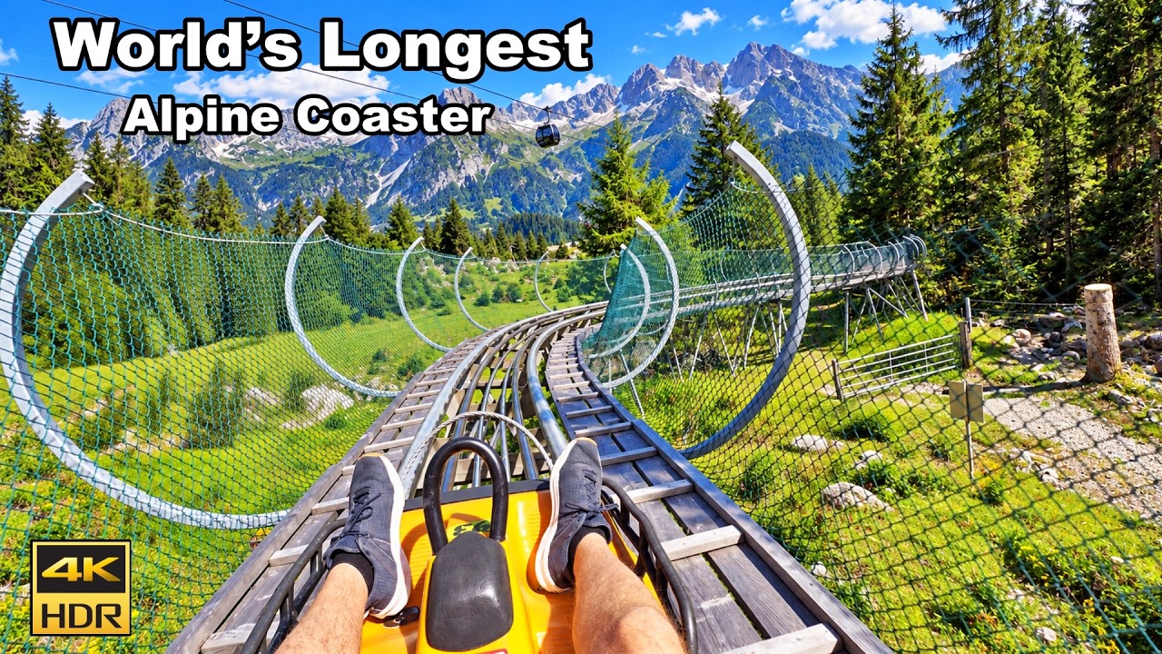 Hoch-Imst, Austria 🇦🇹 | The World’s Longest Alpine Coaster in Tyrol | 4K 60 FPS