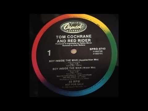 Tom Cochrane & Red Rider - Boy Inside The Man 12" Appalachian Mix Extended Maxi Version