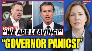 Governor Of California PANICS As Tesla Leaves After Elon Musk Moves Headquarters to Texas