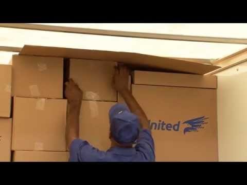 Part of a video titled How To Load A Container - YouTube