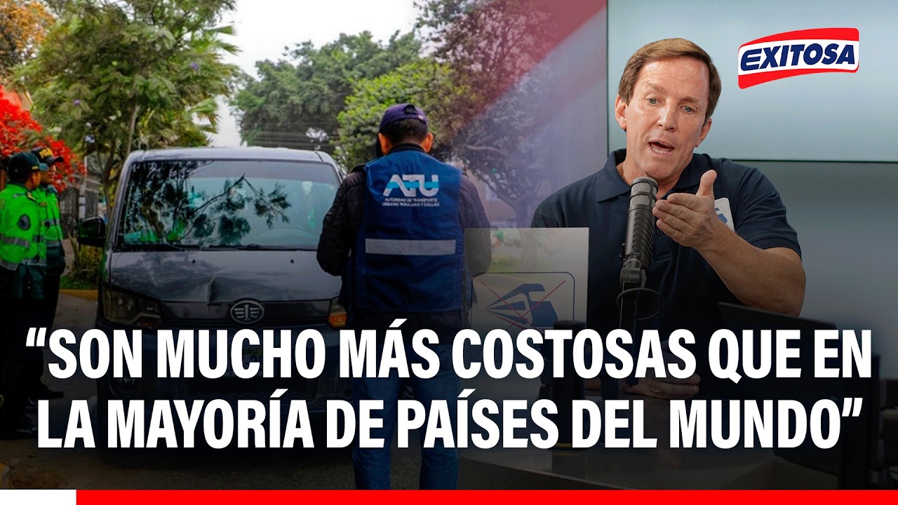 🔴🔵 Francis Allison sobre multas: "Son muchas más costosas que en la mayoría de países del mundo"