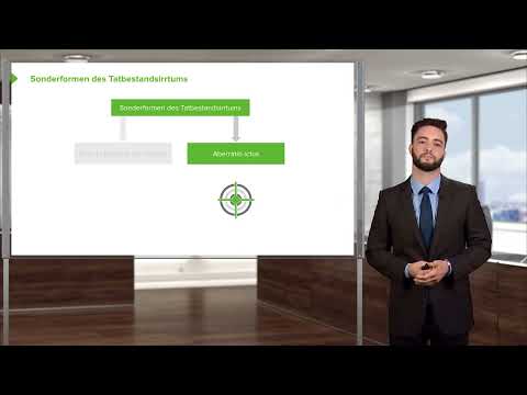 Strafrecht I Tatbestandsirrtum, Error in persona (§ 16 StGB) I RA Dr. jur. Dennis Federico Otte