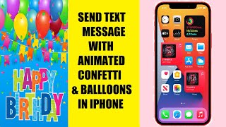 How to send wish SMS text messages with effects & animations in iPhone