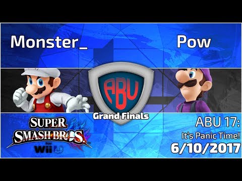 ABU 17: Monster_ (Mario) vs. Pow (Luigi) - SSB4 Singles Grand Finals