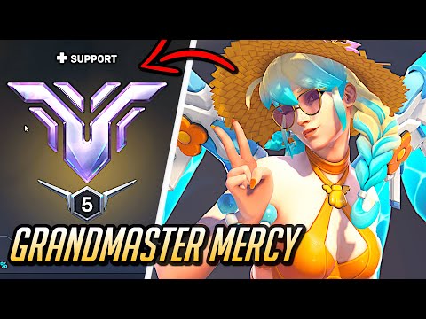 💛 Solo Queue Grandmaster Mercy! 💙 - Overwatch 2