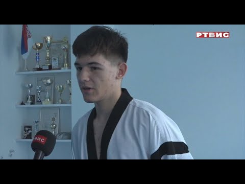 LAZAR MIOVČIĆ, ČLAN TEKWONDO KLUBA "TIGAR" IZ ISTOČNOG SARAJEVA NA SVJETSKOM PRVENSTVU U BUGARSKOJ